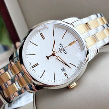 Load image into Gallery viewer, Tissot T Classic Dream White Dial Two Tone Steel Strap Watch for Men - T033.410.22.011.01