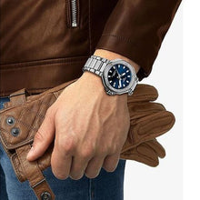 Load image into Gallery viewer, Tissot T Race Chronograph Blue Dial Silver Steel Strap Watch For Men - T141.417.11.041.00