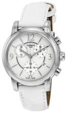 Load image into Gallery viewer, Tissot Dressport Chronograph Mother of Pearl Dial White Leather Strap Watch for Women - T050.217.17.117.00