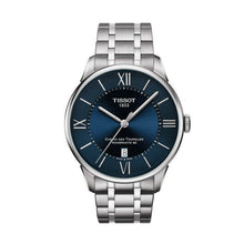 Load image into Gallery viewer, Tissot Chemin Des Tourelles Powermatic 80 Blue Dial Silver Steel Strap Watch for Men - T099.407.11.048.00
