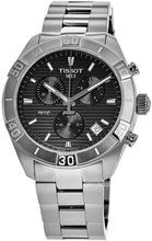 Load image into Gallery viewer, Tissot T Classic PR 100 Sport Chronograph Black Dial Silver Steel Strap Watch for Men - T101.617.11.051.00