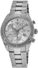 Load image into Gallery viewer, Tissot PR 100 Sport Chic Chronograph Silver Dial Silver Steel Strap Watch for Women - T101.917.11.031.00