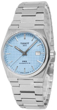 Load image into Gallery viewer, Tissot PRX Powermatic 80 Ice Blue Dial Silver Steel Strap Watch for Men - T137.207.11.351.00
