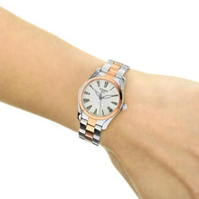 Load image into Gallery viewer, Tissot T Wave Mother of Pearl Dial Two Tone Steel Strap Watch For Women - T112.210.22.113.01