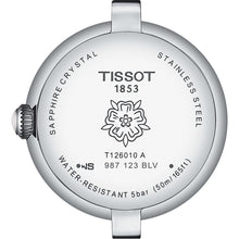 Load image into Gallery viewer, Tissot Bellissima Small Lady Silver Dial Black Leather Strap Watch For Women - T126.010.16.013.00