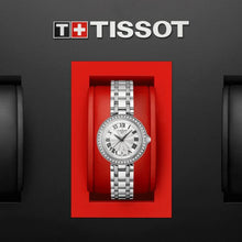 Load image into Gallery viewer, Tissot Bellissima Small Lady Diamonds Silver Dial Silver Steel Strap Watch For Women - T126.010.61.113.00