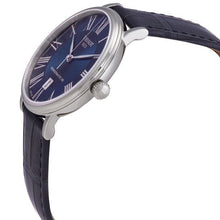 Load image into Gallery viewer, Tissot Carson Premium Powermatic 80 Blue Dial Blue Leather Strap Watch For Men - T122.407.16.043.00