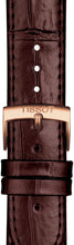 Load image into Gallery viewer, Tissot Carson Premium Chronograph Silver Dial Brown Leather Strap Watch For Men - T122.417.36.033.00