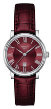 Load image into Gallery viewer, Tissot Carson Premium Lady Maroon Dial Maroon Leather Strap Watch For Women - T122.210.16.373.00
