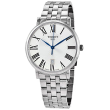 Load image into Gallery viewer, Tissot Carson Premium Silver Dial Silver Steel Strap Watch For Men - T122.410.11.033.00