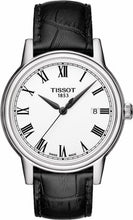 Load image into Gallery viewer, Tissot T Classic Carson White Dial Black Leather Strap Watch for Men - T085.410.16.013.00