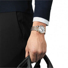 Load image into Gallery viewer, Tissot Carson Premium Powermatic 80 Silver Dial Two Tone Steel Strap Watch For Men - T122.407.22.033.00