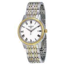 Load image into Gallery viewer, Tissot T Classic Carson Quartz White Dial Two Tone Steel Strap Watch for Men - T085.410.22.013.00