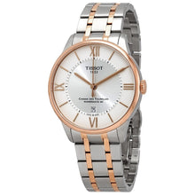 Load image into Gallery viewer, Tissot Chemin des Tourelles Powermatic 80 Silver Dial Two Tone Steel Strap Watch for Men - T099.407.22.038.02