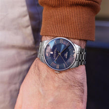 Load image into Gallery viewer, Tissot Chemin Des Tourelles Powermatic 80 Blue Dial Silver Steel Strap Watch for Men - T099.407.11.048.00