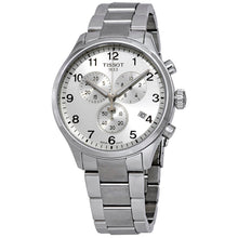 Load image into Gallery viewer, Tissot Chrono XL Classic Silver Dial Silver Steel Strap Watch For Men - T116.617.11.037.00