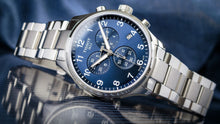 Load image into Gallery viewer, Tissot T Sport Chrono XL Classic Blue Dial Silver Steel Strap Watch For Men - T116.617.11.047.01