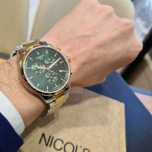 Load image into Gallery viewer, Tissot T Sport Chrono XL Classic Green Dial Two Tone Steel Strap Watch for Men - T116.617.22.091.00