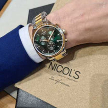 Load image into Gallery viewer, Tissot T Sport Chrono XL Classic Green Dial Two Tone Steel Strap Watch for Men - T116.617.22.091.00