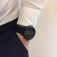 Load image into Gallery viewer, Tissot Chrono XL Vintage Black Dial Black Leather Strap Watch For Men - T116.617.36.052.00