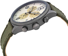 Load image into Gallery viewer, Tissot T Sport Chrono XL Beige Dial Green Nylon Strap Watch for Men - T116.617.37.267.00