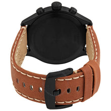 Load image into Gallery viewer, Tissot Chrono XL Quartz Black Dial Brown Leather Strap Watch For Men - T116.617.36.052.03