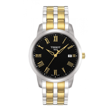 Load image into Gallery viewer, Tissot T Classic Dream Black Dial Two Tone Steel Strap Watch for Men - T033.410.22.053.01
