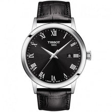 Load image into Gallery viewer, Tissot T Classic Dream Black Dial Black Leather Strap Watch for Men - T122.410.16.053.00
