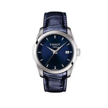 Load image into Gallery viewer, Tissot Couturier Lady Blue Dial Blue Leather Strap Watch for Women - T035.210.16.041.00