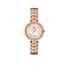 Load image into Gallery viewer, Tissot T Lady Flamingo Mother of Pearl Dial Rose Gold Steel Strap Watch For Women - T094.210.33.116.02
