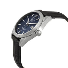 Load image into Gallery viewer, Tissot Gentleman Powermatic 80 Silicium Blue Dial Black Leather Strap Watch For Men - T127.407.16.041.01