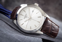 Load image into Gallery viewer, Tissot Gentlemen Silver Dial Brown Leather Strap Watch for Men - T127.410.16.031.01