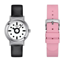 Load image into Gallery viewer, Tissot Heritage Memphis Lady White Dial Black Rubber Strap Watch For Women - T120.210.17.011.00