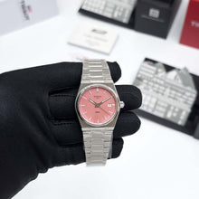 Load image into Gallery viewer, Tissot PRX Quartz Pink Dial Silver Steel Strap Watch for Women - T137.210.11.331.00
