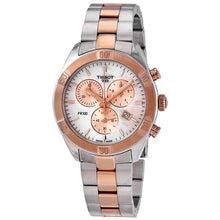 Load image into Gallery viewer, Tissot PR 100 Sport Chic Chronograph Mother of Pearl Dial Two Tone Steel Strap Watch for Women - T101.917.22.151.00