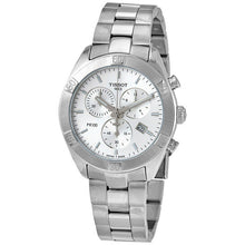 Load image into Gallery viewer, Tissot PR 100 Sport Chic Chronograph Silver Dial Silver Steel Strap Watch for Women - T101.917.11.031.00
