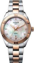 Load image into Gallery viewer, Tissot PR 100 Sport Chic Diamonds Mother of Pearl Dial Two Tone Steel Strap Watch for Women - T101.910.22.116.00