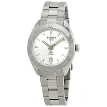 Load image into Gallery viewer, Tissot PR 100 Sport Chic Silver Dial Silver Steel Strap Watch for Women - T101.910.11.031.00