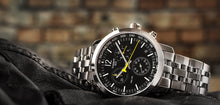 Load image into Gallery viewer, Tissot PRC 200 Chronograph Black Dial Silver Steel Strap Watch For Men - T114.417.11.057.00