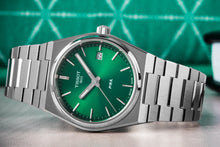 Load image into Gallery viewer, Tissot PRX Green Dial Silver Steel Strap Watch for Women - T137.210.11.081.00