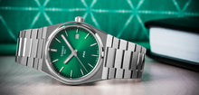 Load image into Gallery viewer, Tissot PRX Quartz Green Dial Steel Silver Steel Strap Watch for Men - T137.410.11.081.00