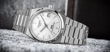 Load image into Gallery viewer, Tissot PRX Powermatic 80 White Dial Silver Steel Strap Watch for Men - T137.207.11.111.00