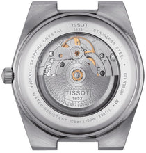 Load image into Gallery viewer, Tissot Powermatic 80 Automatic Gradient Blue Dial Silver Steel Strap Watch for Men - T137.407.11.051.01