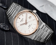 Load image into Gallery viewer, Tissot PRX Powermatic 80 Silver Dial Silver Steel Strap Watch For Men - T137.407.21.031.00