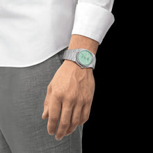 Load image into Gallery viewer, Tissot PRX Quartz Light Green Dial Silver Steel Strap Watch for Men - T137.410.11.091.01
