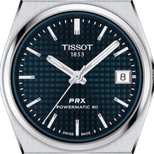 Load image into Gallery viewer, Tissot PRX Powermatic 80 Blue Dial Silver Steel Strap Watch for Men - T137.207.11.041.00