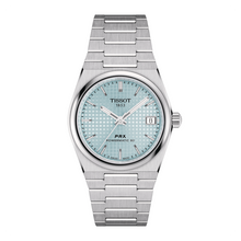 Load image into Gallery viewer, Tissot PRX Powermatic 80 Ice Blue Dial Silver Steel Strap Watch for Men - T137.207.11.351.00