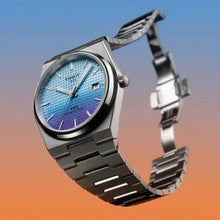 Load image into Gallery viewer, Tissot PRX Powermatic 80 Gradient Blue Dial Silver Steel Strap Watch for Men - T137.407.11.351.01