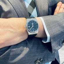 Load image into Gallery viewer, Tissot PRX Blue Dial Black Rubber Strap Watch For Men - T137.410.17.041.00