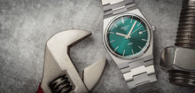 Load image into Gallery viewer, Tissot PRX Green Dial Silver Steel Strap Watch For Men - T137.410.11.091.00